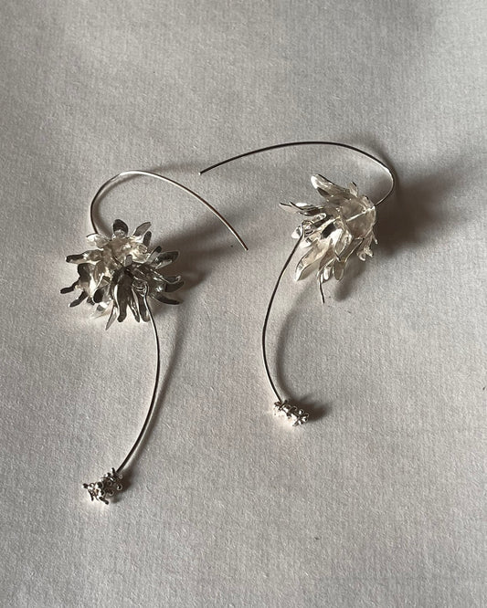 Trinitarias earrings